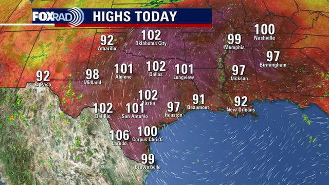 Houston weather: Heat advisory remains for Tuesday, storm chances this week