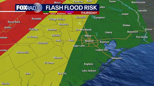 High flood risk across parts of Texas this week: Forecast