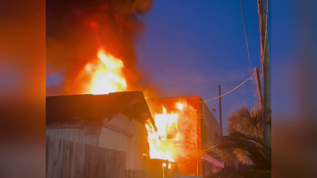 Historic LGBTQ bar in Galveston escapes damage from shed fire, 2 taken to the hospital