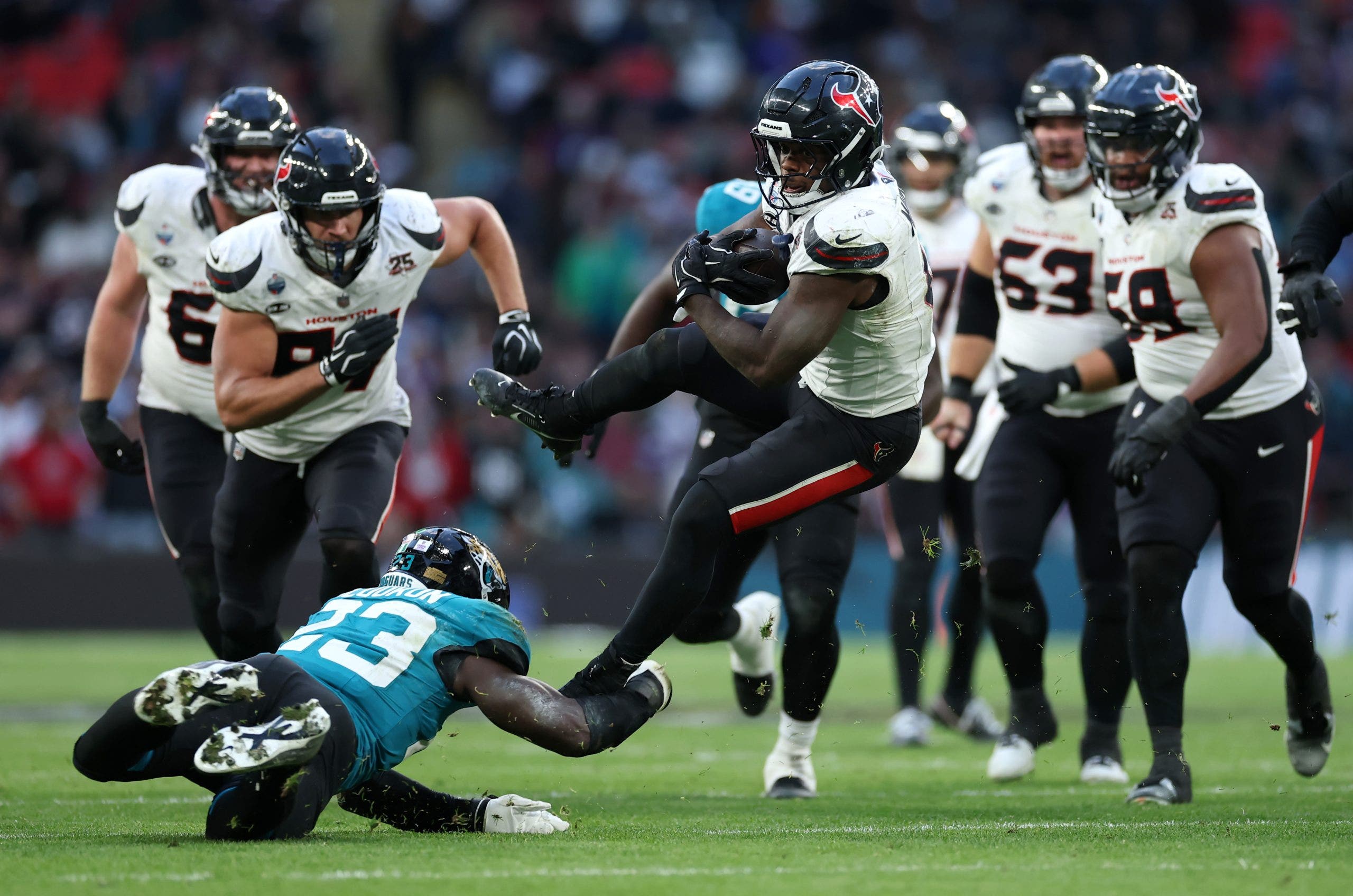 Fairbairn’s last-second 49-yard FG gives Texans 34-31 win over Jaguars at Wembley Stadium