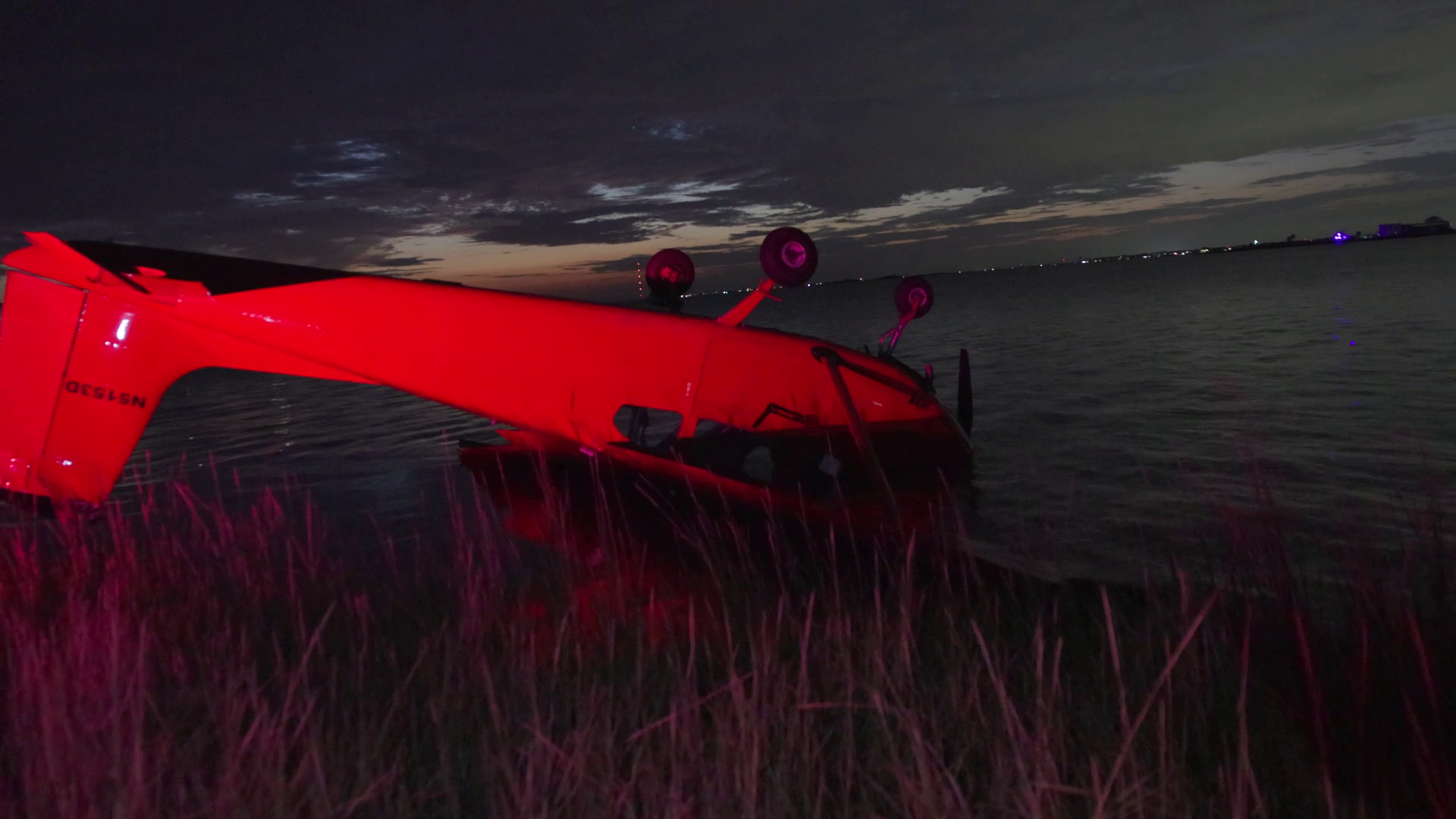 Galveston plane crash: Plane runs off of runway at Scholes International Airport