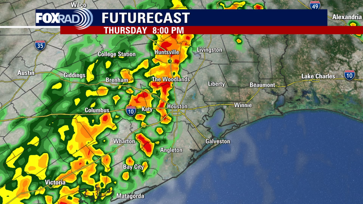 LIVE RADAR: Heavy rain threat for Thursday