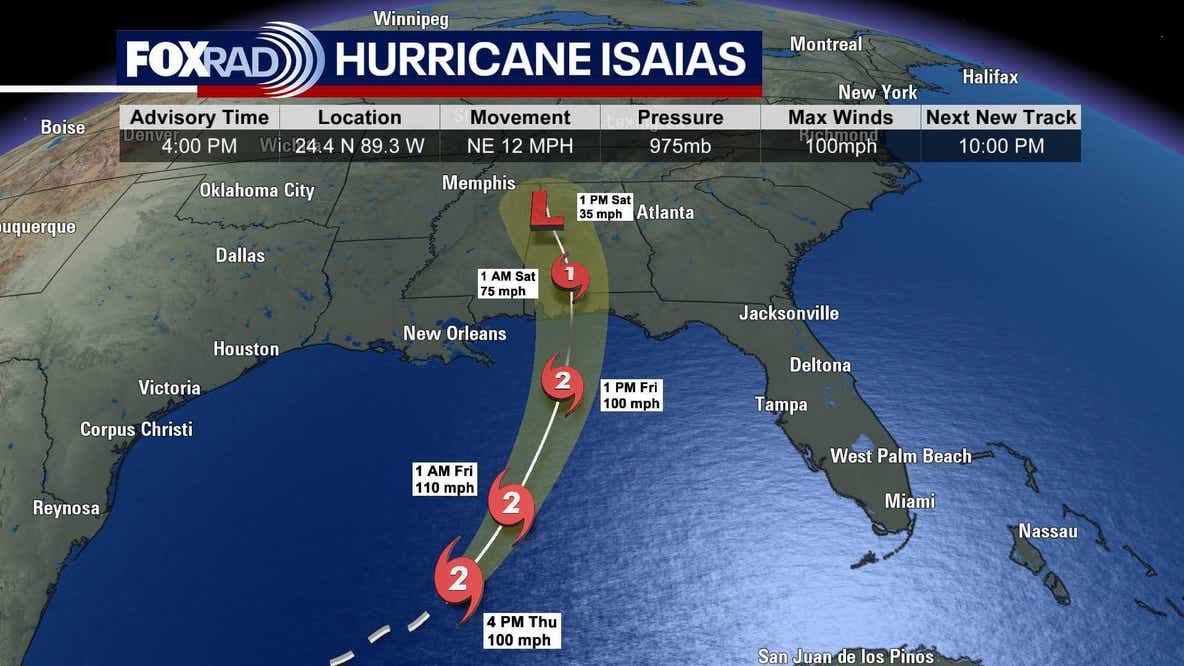 Houston weather: Continuing to monitor Hurricane Isaias