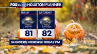 Houston weather: Hallo-weekend showers starting Friday