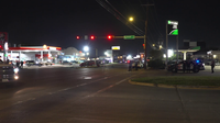Multiple police vehicles hit after drivers breach barriers of crash scene, Houston police say