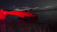 Plane runs off of runway at Scholes International Airport in Galveston
