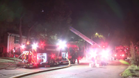 Firefighter injured battling 2-alarm apartment fire in Meyerland area, around 20 units damaged