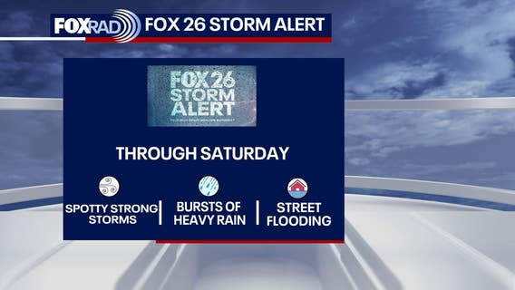 Houston weather: Rain stays around for the weekend