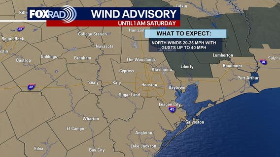 Houston weather: Cold front moves through Friday ahead of cooler weekend