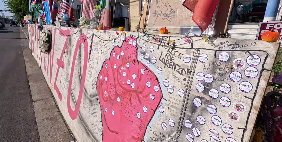 'I Voted' stickers at Houston memorial carry message of unity after ICE incidents