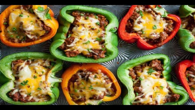 Baked Bell Pepper Tacos recipe