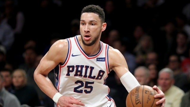 Ben Simmons to miss Sixers-Hornets game with shoulder injury
