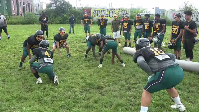 Eagles' Zach Ertz, Rep. Brady help Kensington football team after vandalism