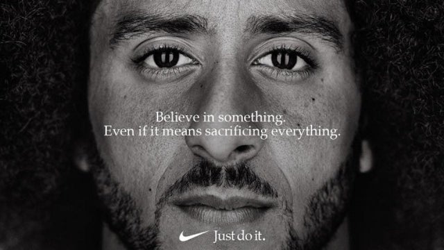 Colin Kaepernick's Nike commercial nominated for Emmy Award