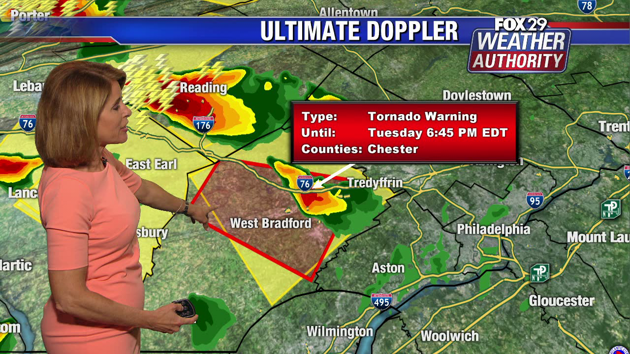 Weather Authority: Tornado Warning issued for Chester ...