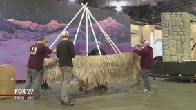 Parade preps for New Year's Day Mummers Parade