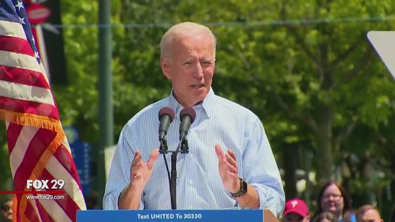 Biden calls for national unity at Philadelphia rally