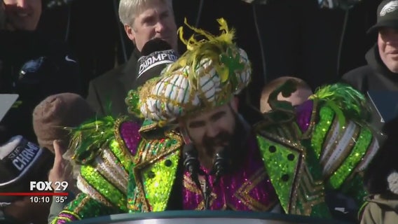 Demand for Jason Kelce's parade costume on the rise