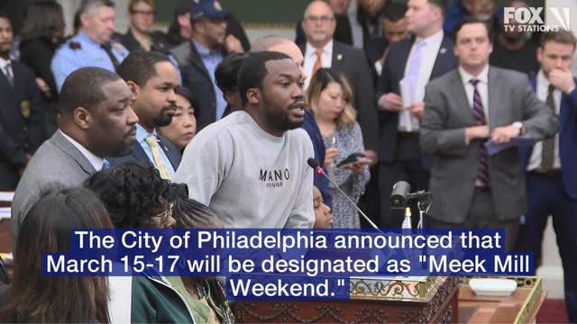 Philadelphia City Council honors Meek Mill, designates "Meek Mill Weekend"