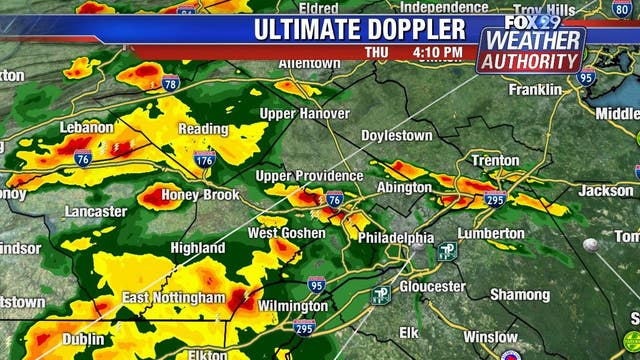 Severe Thunderstorm Watch issued for counties across Delaware Valley