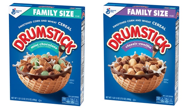 Ice cream for breakfast: Drumstick cereal hitting the shelves this summer