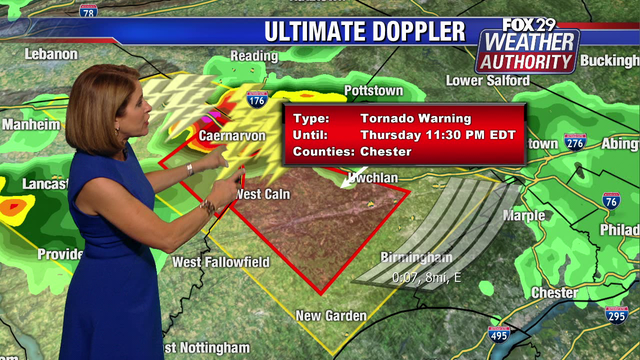 Tornado Warning for Chester County expires