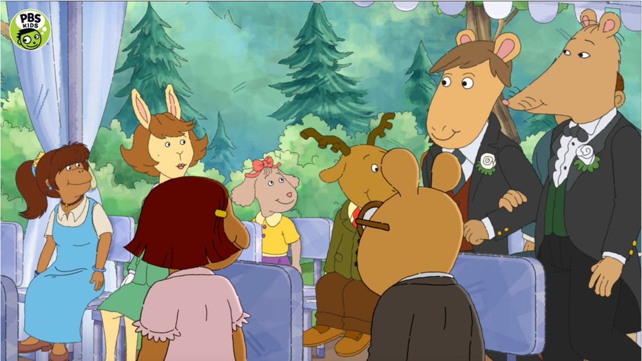The episode from the show's 22nd season, titled “Mr. Ratburn and the Special Someone,” features Arthur's beloved teacher, Mr. Ratburn, getting married to Patrick, a chocolatier.