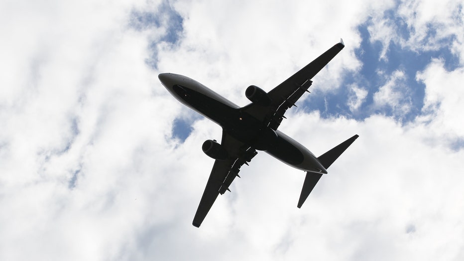 A file photo of aircraft flying overhead in Raleigh, North Carolina.