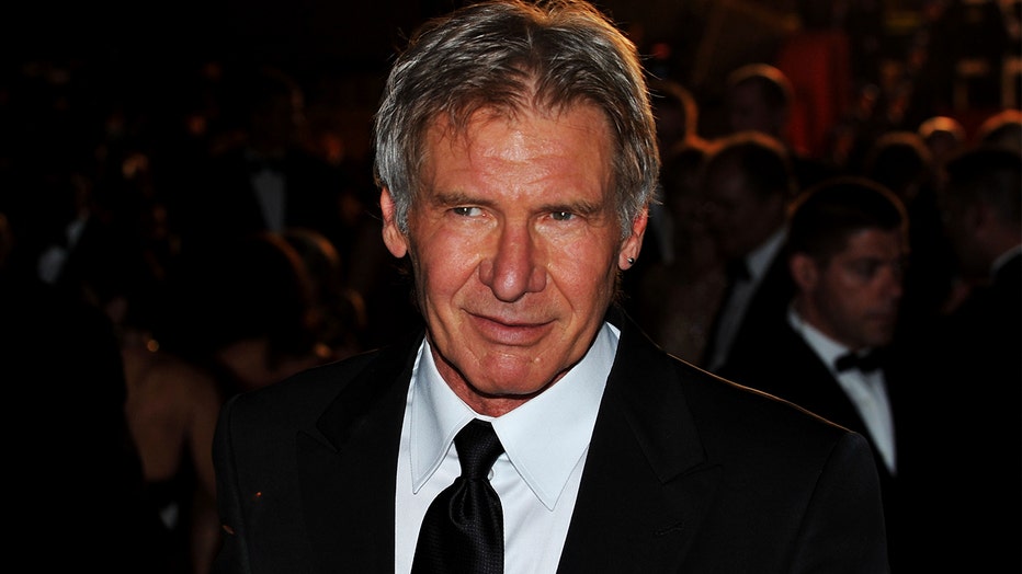 Actor Harrison Ford depart the Indiana Jones and The Kingdom of The Crystal Skull Premiere during the 61st International Cannes Film Festival on May 18 , 2008 in Cannes, France.