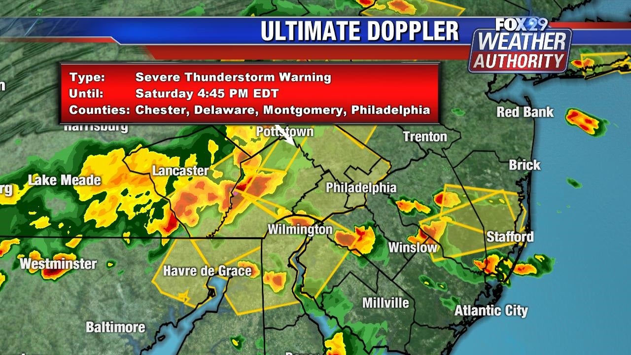 Weather Authority: Severe Thunderstorm Warnings Issued For Several Counties