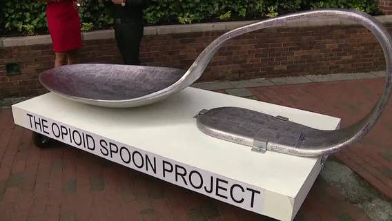 'Opioid Spoon Project' comes to Philadelphia to raise awareness of opioid crisis