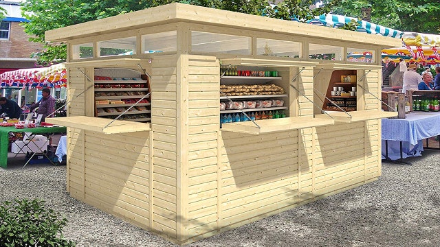 You can buy a DIY backyard bar on Amazon just in time for summer