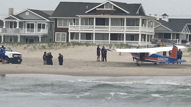 Small plane makes emergency landing on Ocean City beach