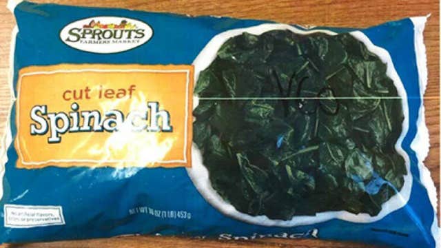 Sprouts Farmers Market recalling frozen spinach over listeria concerns