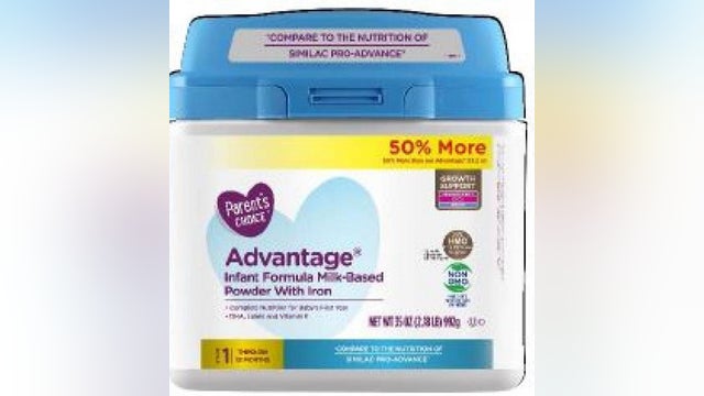 Perrigo recalling formula sold at Walmart due to potential metal presence