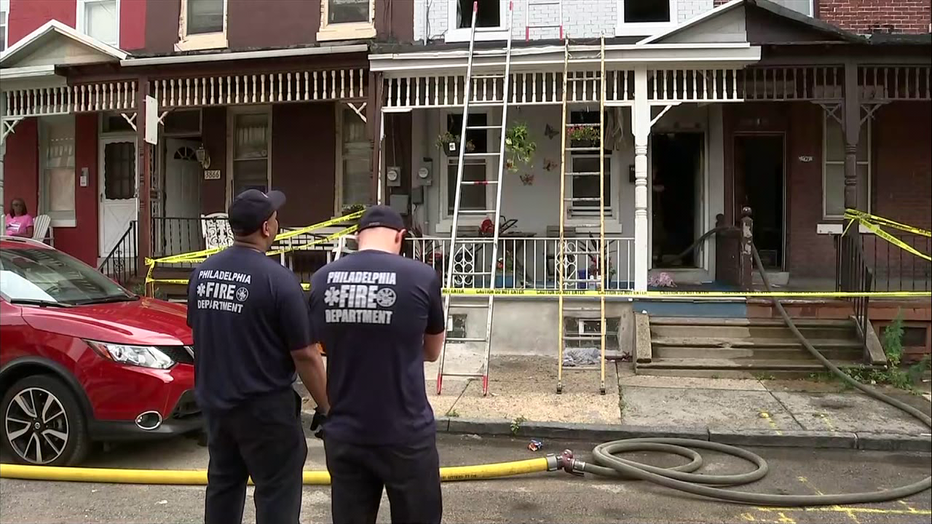 Firefighters extinguish blaze in Tioga-Nicetown house fire.