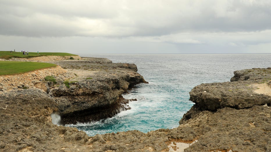 Golfers tee off in this file photo take on March 29, 2019 in Punta Cana, Dominican Republic. 