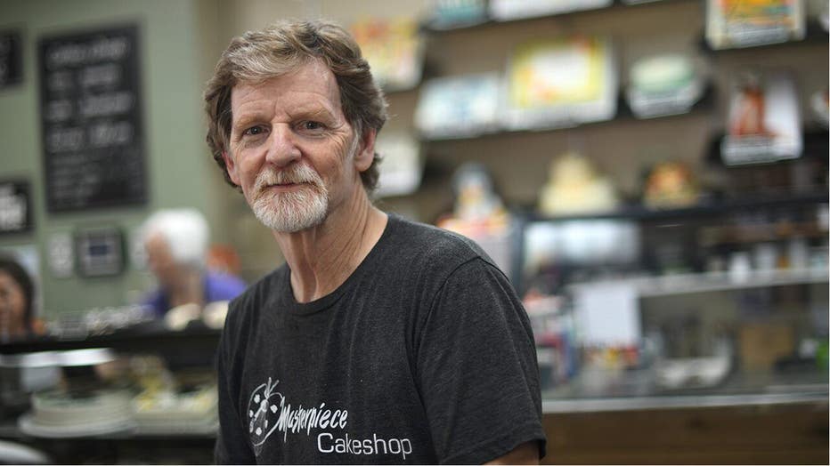 Baker Jack Phillips, owner of Masterpiece Cakeshop, manages his shop in Lakewood, Colo. August 15, 2018.