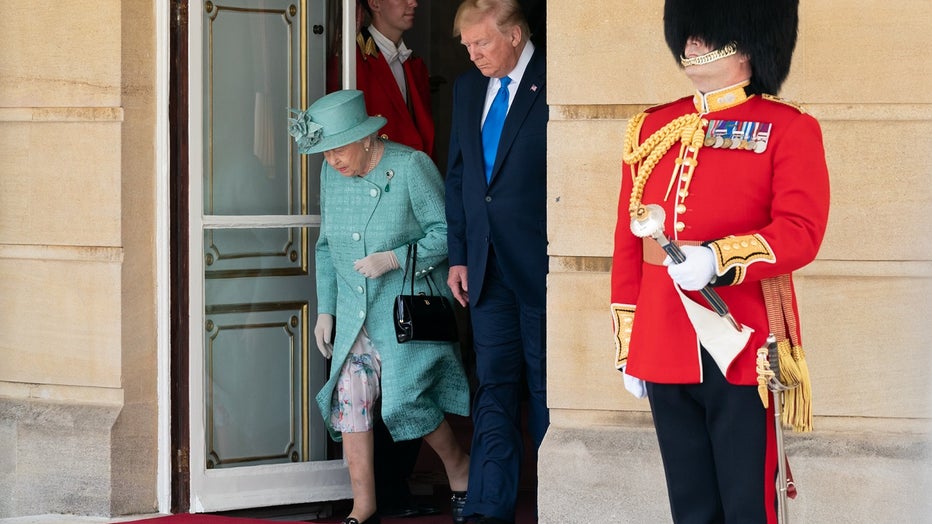 Donald Trump and Queen Elizabeth