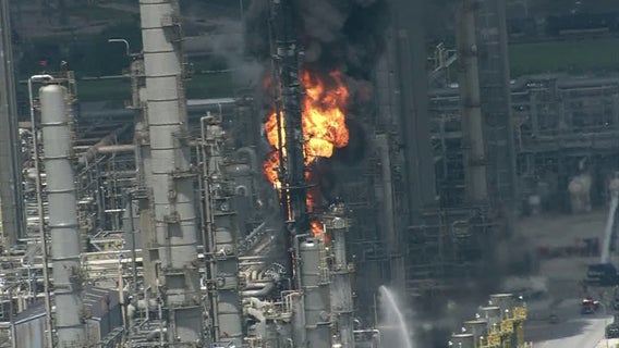 Fire breaks out at Houston-area Exxon Mobil refinery