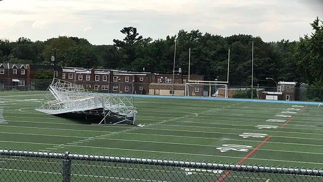 Storms bring heavy downpours, strong winds and localized flooding