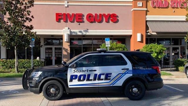 Five guys get into a fight at a Florida 'Five Guys' restaurant