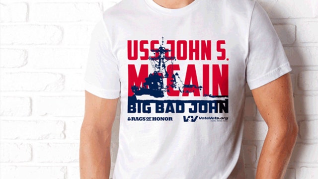 Veterans will hand out USS John McCain shirts during Trump’s ‘Salute to America’ July 4 event