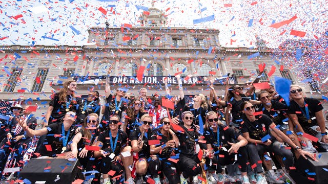 NYC honors Women's World Cup champs with ticker tape parade