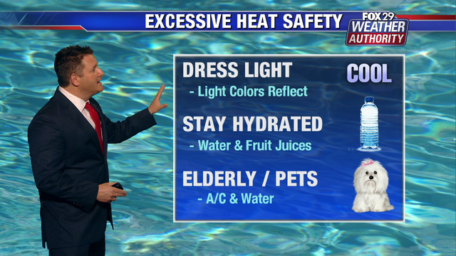 Weather Authority: Excessive heat warning in effect as temperatures soar