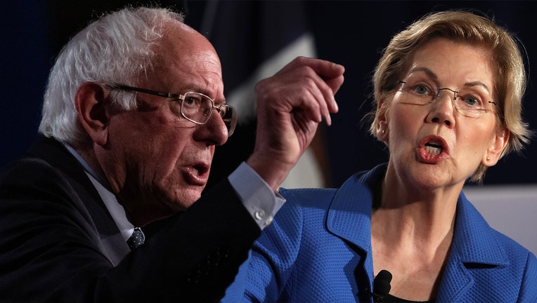 Bernie Sanders and Elizabeth Warren will square off at center stage during the first night of the second round of Democratic debates in Detroit.