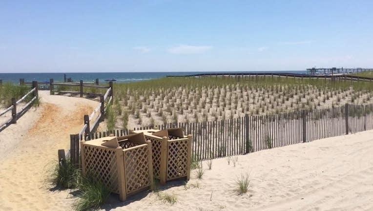 Beach in Margate, New Jersey