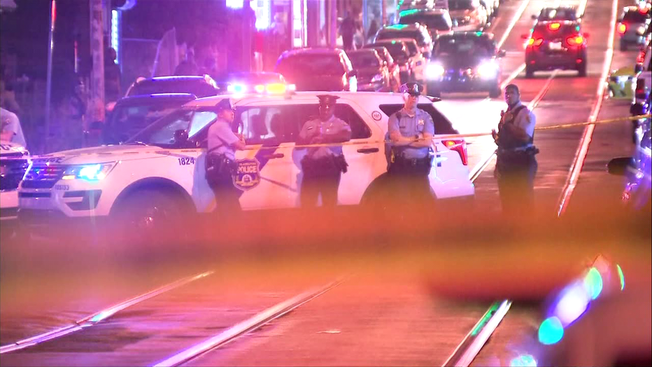 Seven people shot near Baker Park, in West Philadelphia Saturday night.