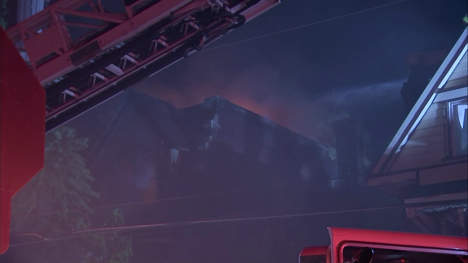 Two-alarm fire on Lindley Avenue in Logan.