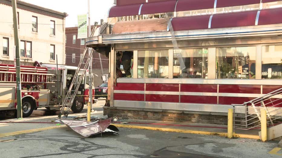 Melrose Diner fire